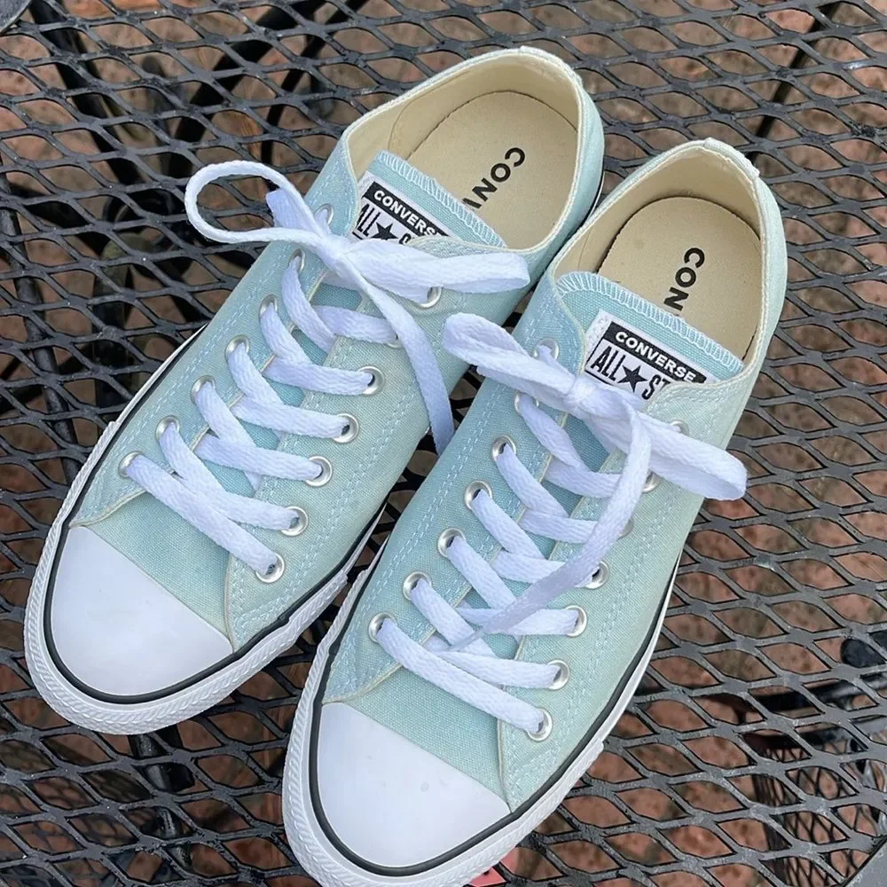 Converse All Star Unisex Low CTAS OX 160460F Men’s 9 Women’s 11 Ocean Bliss Blue